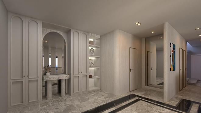 Вилла 4+1 с видом на море в Бодрум