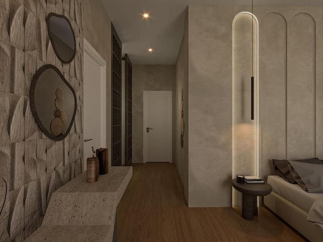 Вилла 4+1 с видом на море в Бодрум