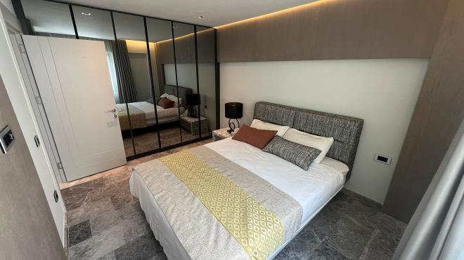 Квартира 1+1 с видом на море в Бодрум