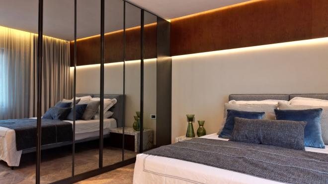 Квартира 1+1 с видом на море в Бодрум