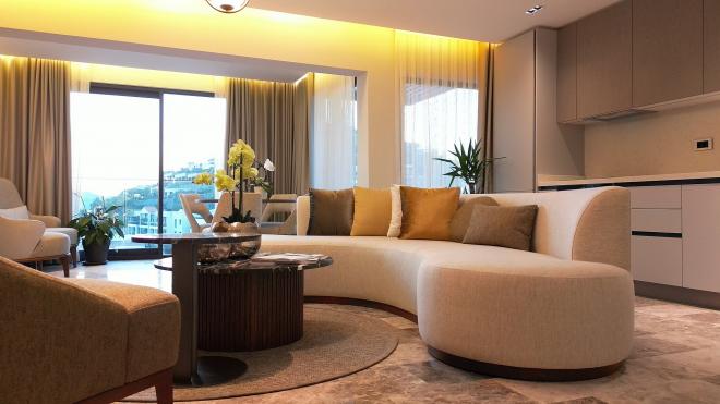 Квартира 2+1 с видом на море в Бодрум