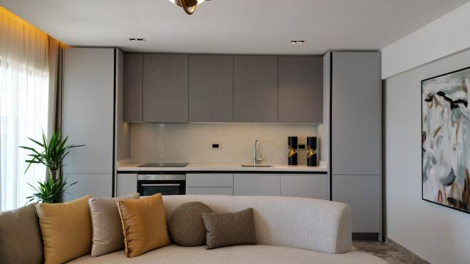 Квартира 2+1 с видом на море в Бодрум