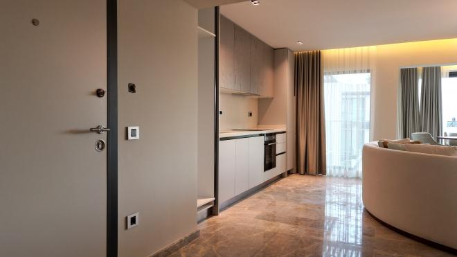 Квартира 2+1 с видом на море в Бодрум