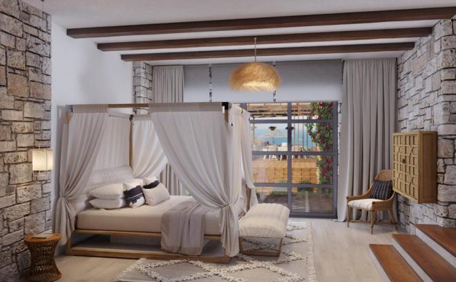 Вилла 4+3 с видом на море в Бодрум