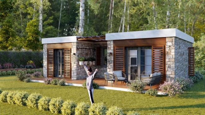 Вилла 4+3 с видом на море в Бодрум