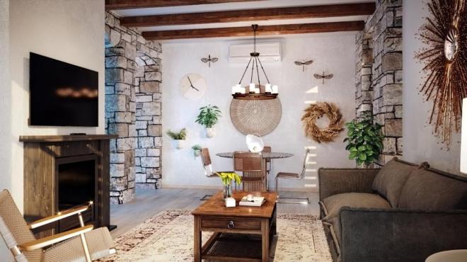 Вилла 4+3 с видом на море в Бодрум