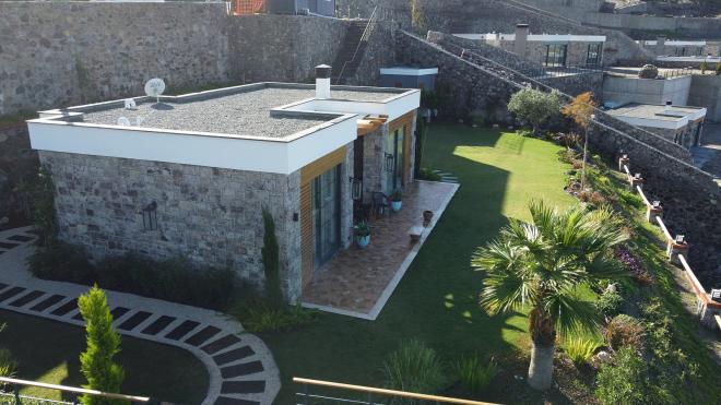 Вилла 4+3 с видом на море в Бодрум