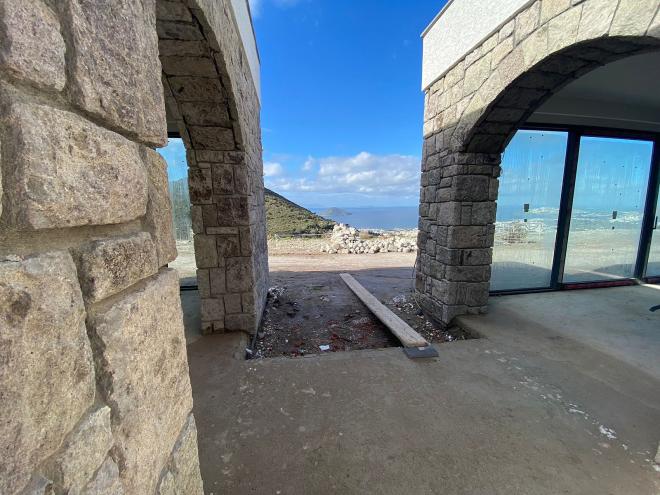 Вилла 4+3 с видом на море в Бодрум