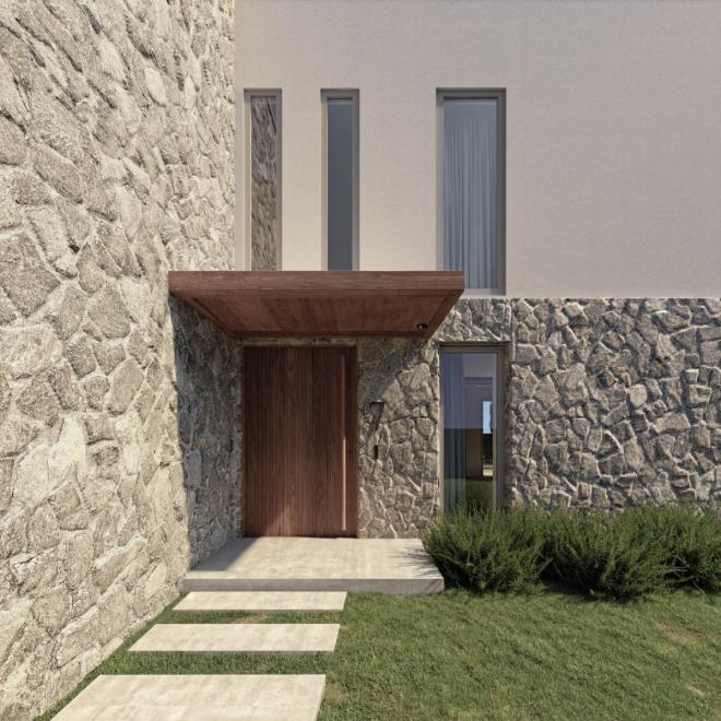 Вилла 3+1 с видом на море в Бодрум