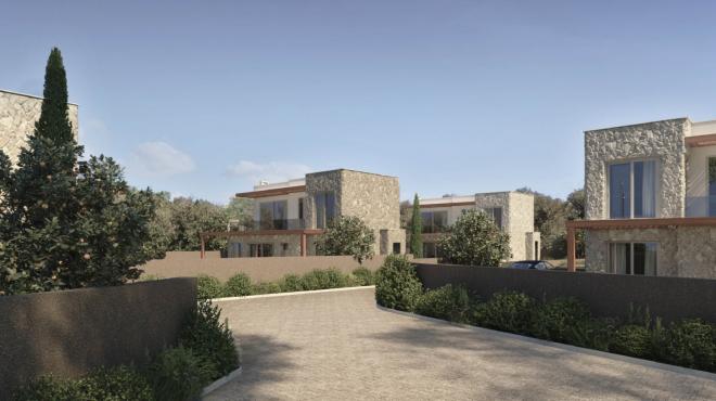 Вилла 3+1 с видом на море в Бодрум