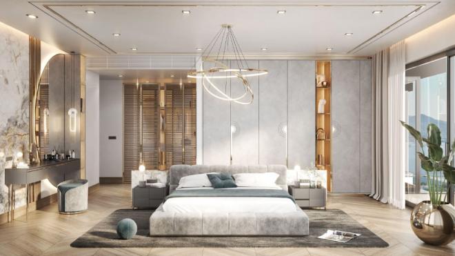 Вилла 5+1 с видом на море в Бодрум