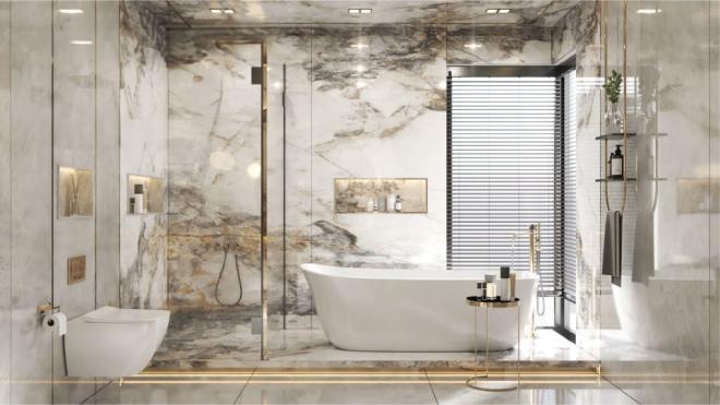 Вилла 5+1 с видом на море в Бодрум