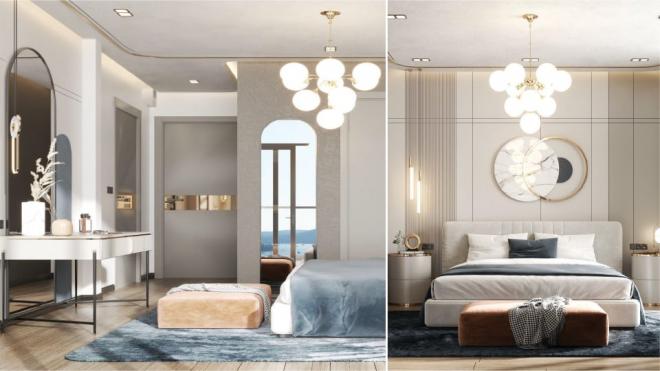 Вилла 5+1 с видом на море в Бодрум