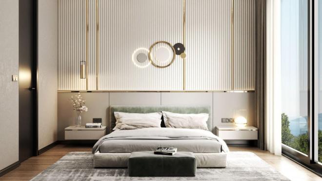 Вилла 5+1 с видом на море в Бодрум