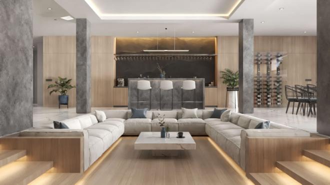 Вилла 4+1 с видом на море в Бодрум