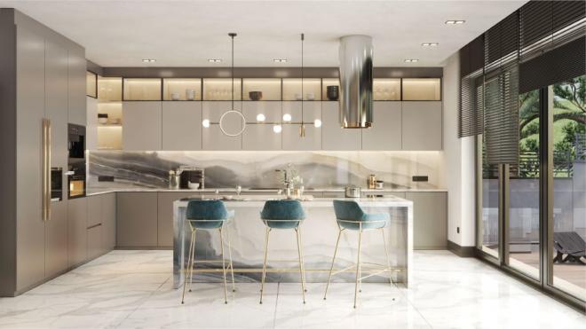 Вилла 7+2 с видом на море в Бодрум