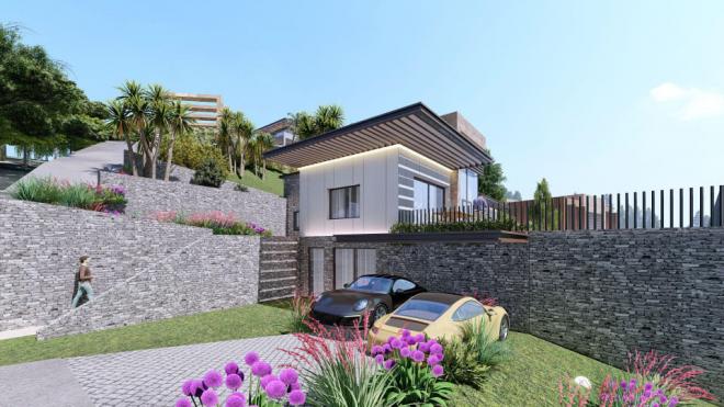 Вилла 7+2 с видом на море в Бодрум