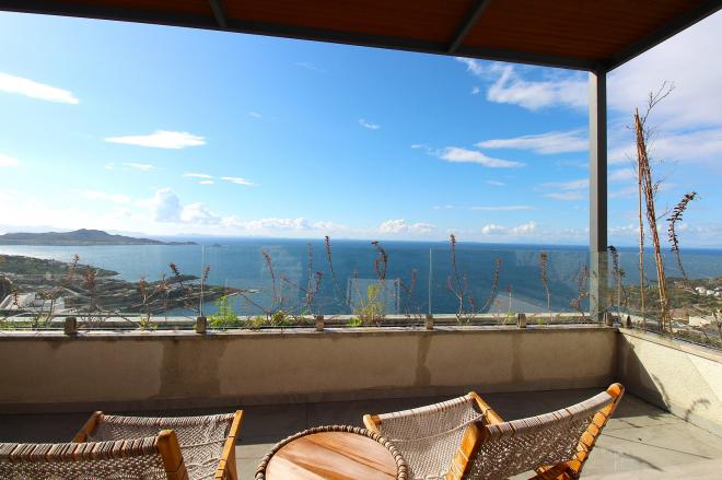 Вилла 3+1 с видом на море в Бодрум