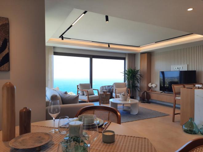 Вилла 4+1 с видом на море в Бодрум