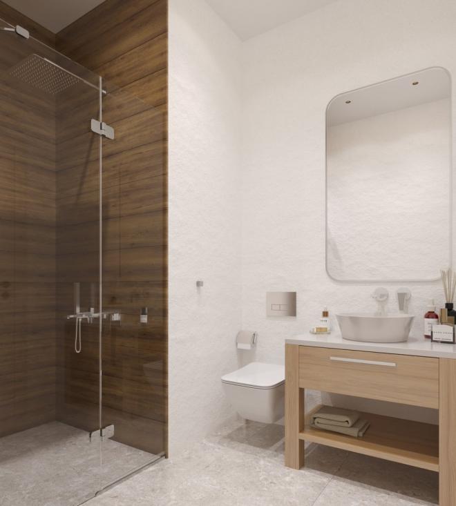 Вилла 4+1 с видом на море в Бодрум