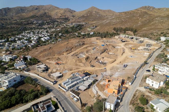 Вилла 5+1 с видом на море в Бодрум