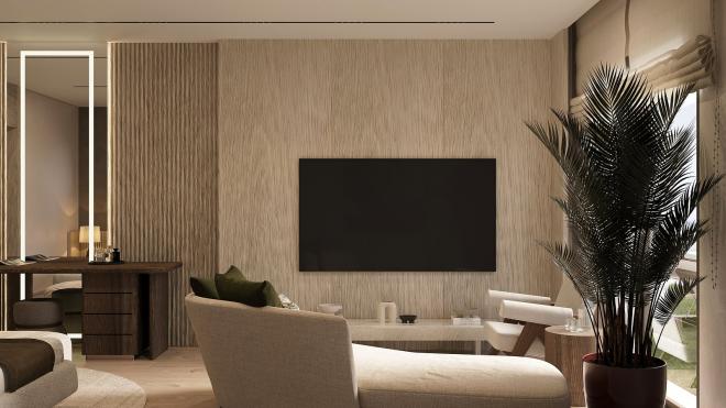 Вилла 5+1 с видом на море в Бодрум