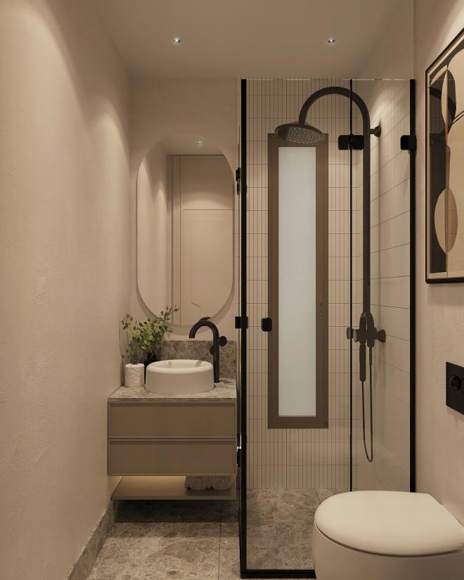 Квартира 2+1 с видом на море в Бодрум