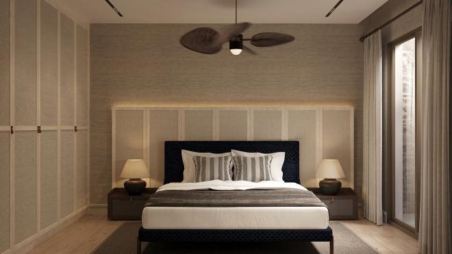 Квартира 2+1 с видом на море в Бодрум