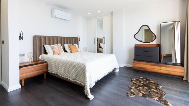 Квартира 2+1 с видом на море в Бодрум