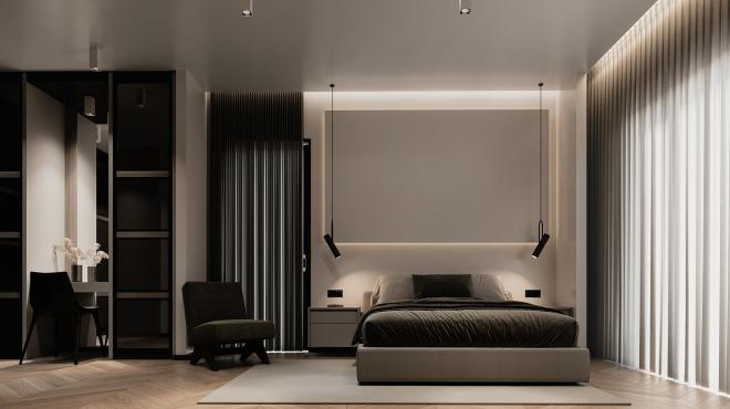 Вилла 4+1 с видом на море в Бодрум