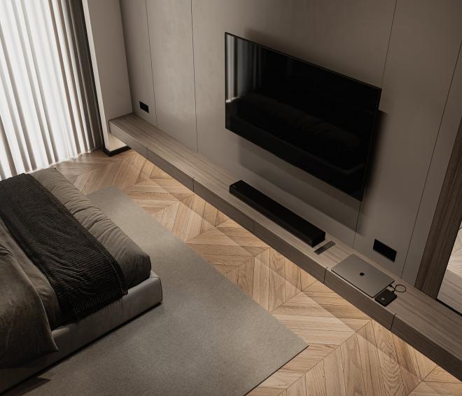 Вилла 4+1 с видом на море в Бодрум