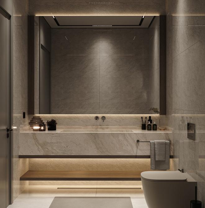 Вилла 4+1 с видом на море в Бодрум