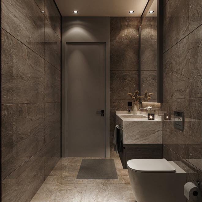 Вилла 4+1 с видом на море в Бодрум