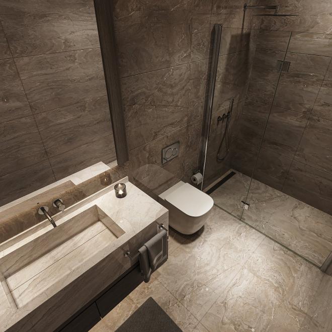 Вилла 4+1 с видом на море в Бодрум