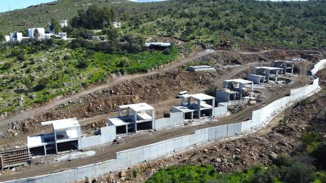 Вилла 4+1 с видом на море в Бодрум