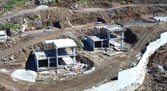 Вилла 4+1 с видом на море в Бодрум