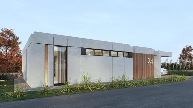 Вилла 4+1 с видом на море в Бодрум