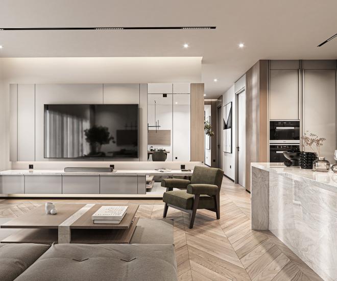 Вилла 4+1 с видом на море в Бодрум