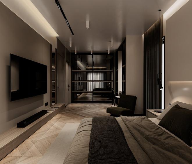 Вилла 4+1 с видом на море в Бодрум