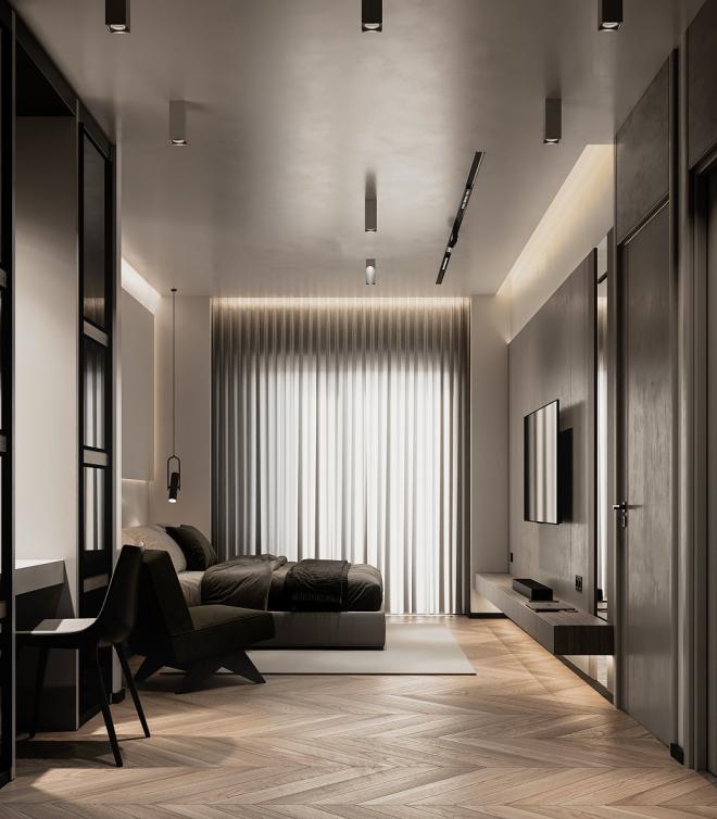 Вилла 4+1 с видом на море в Бодрум