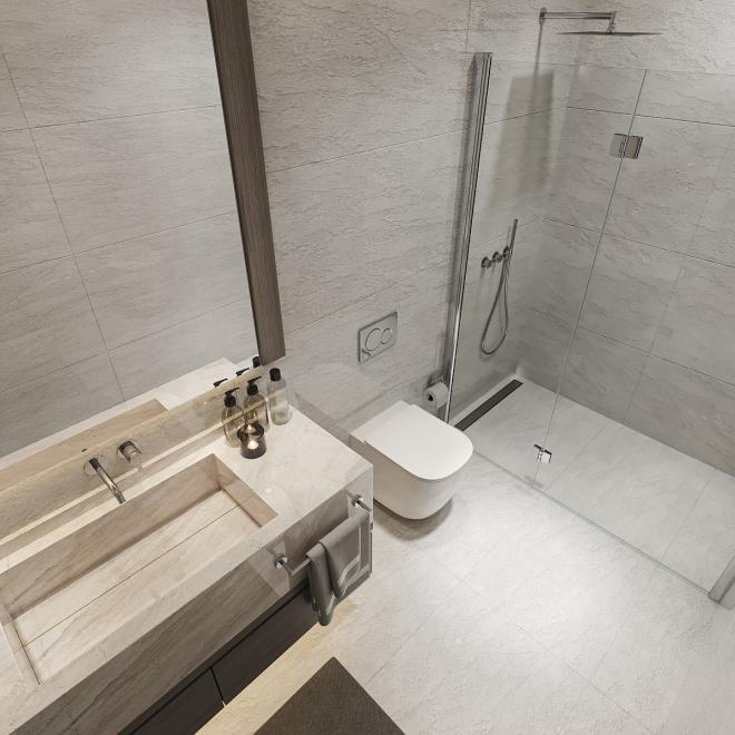 Вилла 4+1 с видом на море в Бодрум