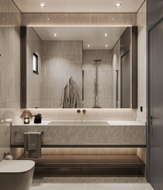 Вилла 4+1 с видом на море в Бодрум