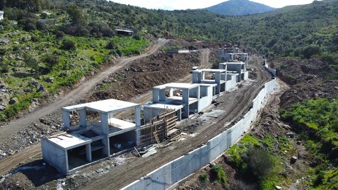 Вилла 4+1 с видом на море в Бодрум