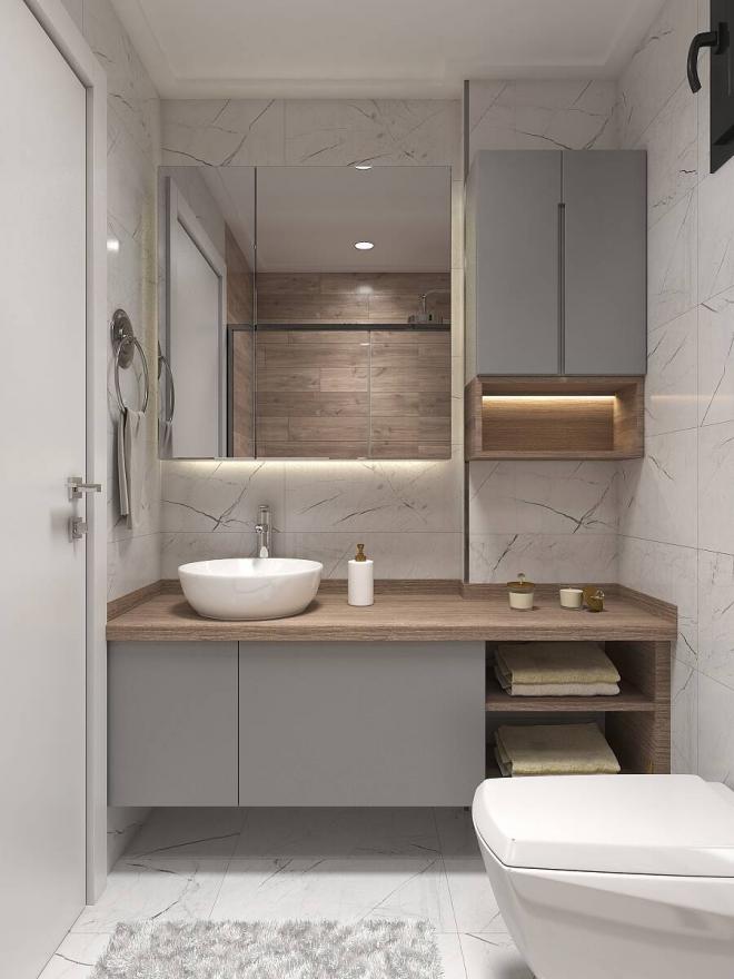 Квартира 2+1 с видом на море в Бодрум