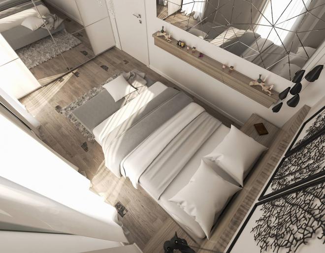 Квартира 2+1 с видом на море в Бодрум