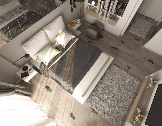 Квартира 2+1 с видом на море в Бодрум