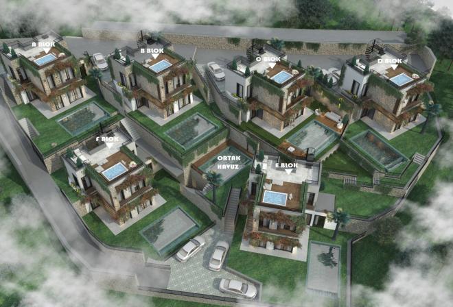 Квартира 2+1 в Бодрум