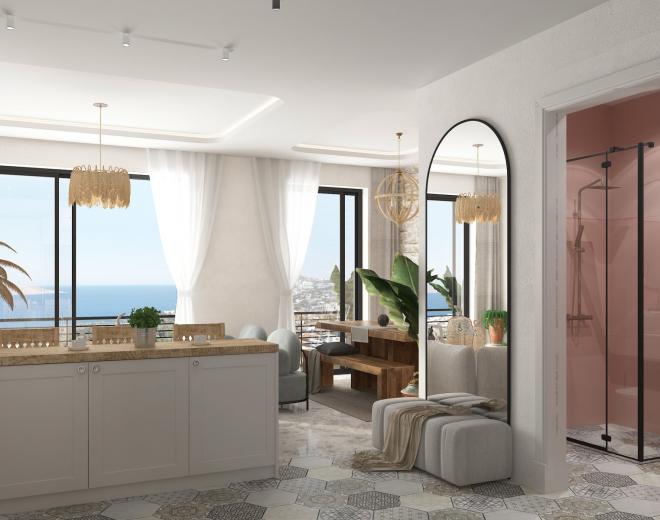 Квартира 2+1 в Бодрум