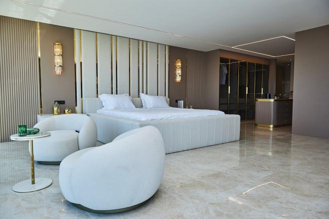 Вилла 5+1 с видом на море в Бодрум