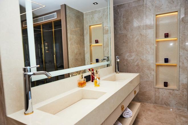 Вилла 5+1 с видом на море в Бодрум